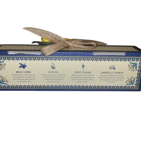 DW Home Italian Candle Gift Set - Yellow, Green, Blue, White - Picture 4 of 6